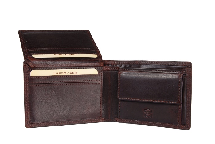 detail kožená peněženka AUTHENTIC TROPHY menší šir.