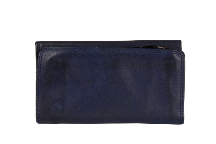 detail kožená dámská peněženka zip