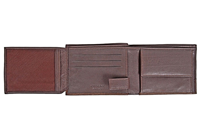 detail Kožená peněženka pánská široká