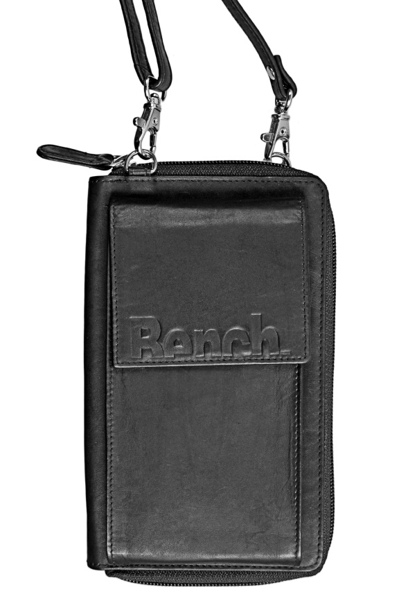 detail Kožená penálová peněženka s trakem
