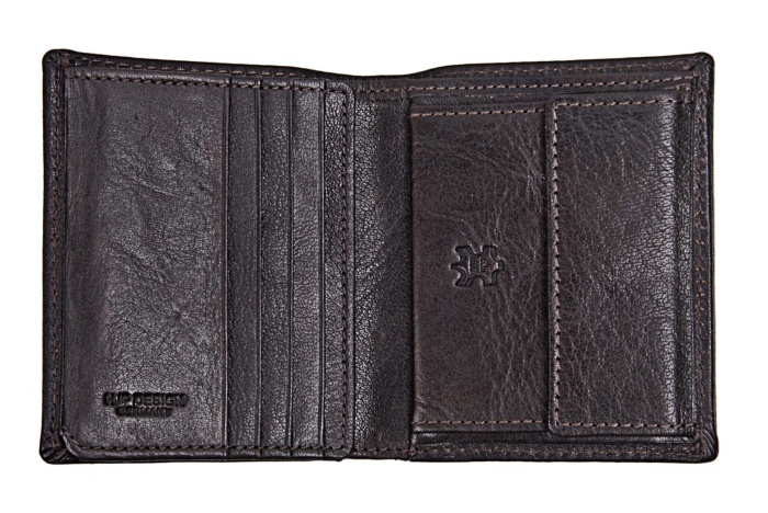 detail kožená peněženka vysoká menší