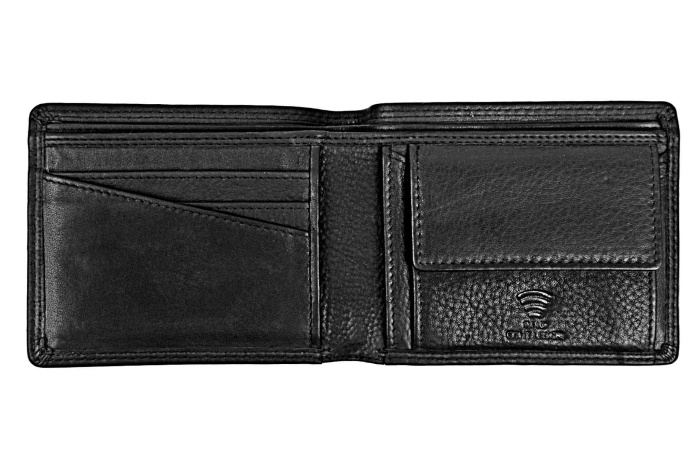 detail Kožená peněženka široká