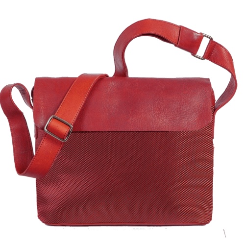 Textilní taška s koženými doplňky MINAS M C