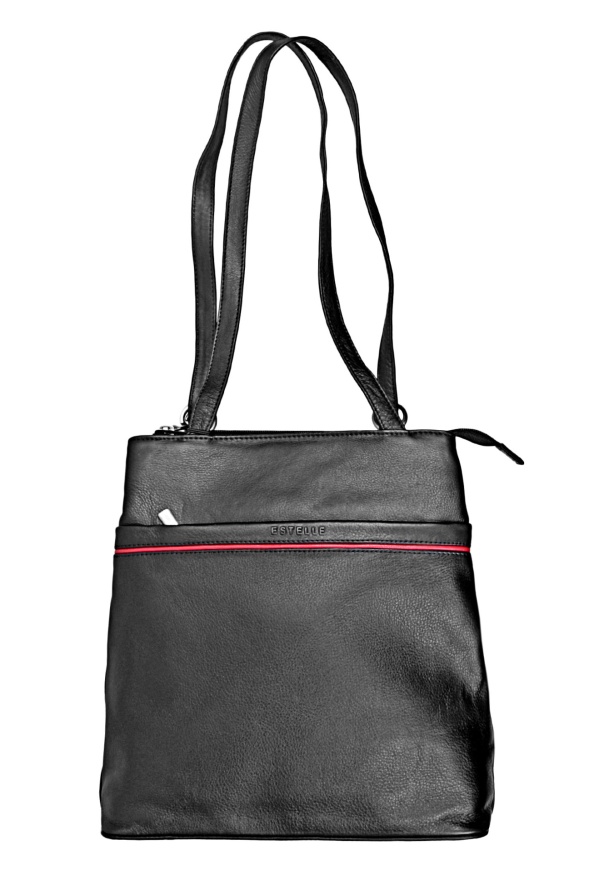 detail Kožený batoh-kabelka