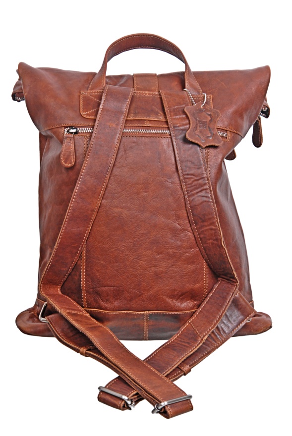 detail Kožený batoh