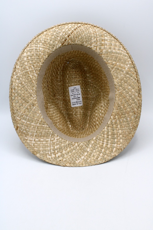 detail Letní slaměný klobouk
