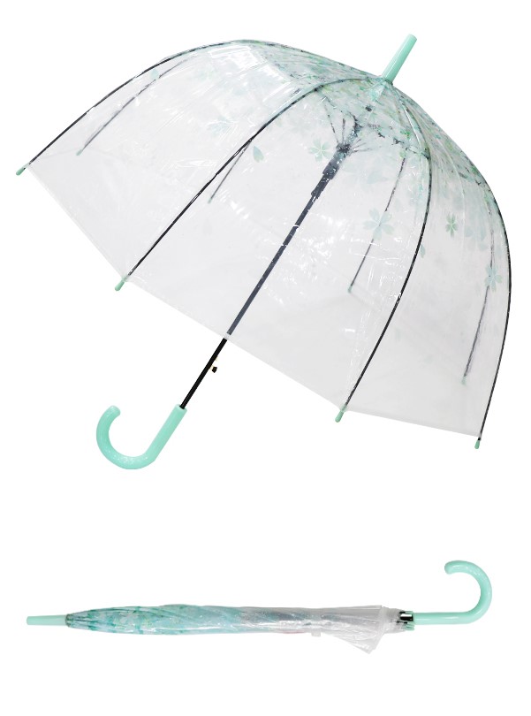 detail Deštník holový průhledný