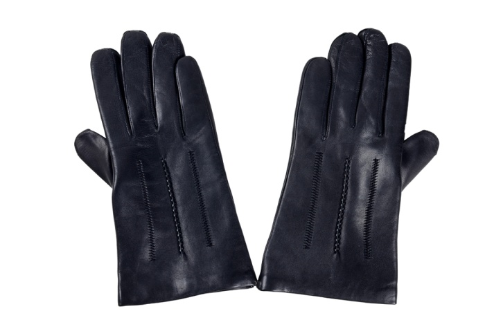 detail pánské kožené rukavice