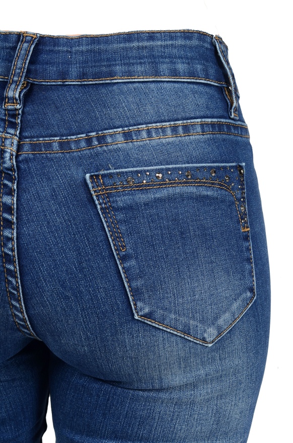 detail dámské jeans kalhoty