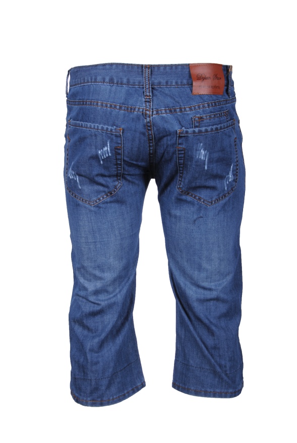 detail jeansové capri