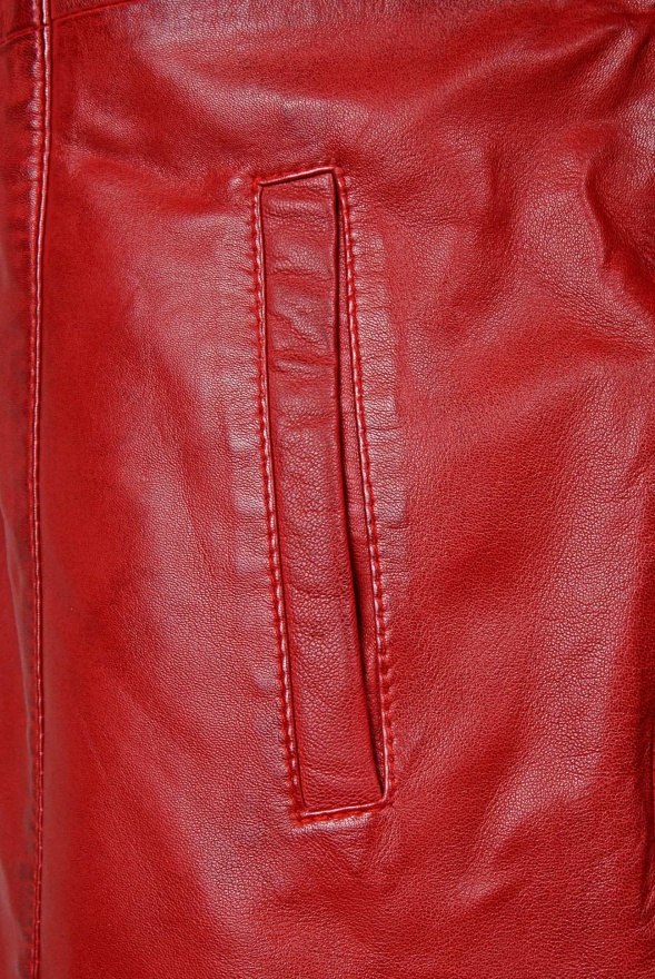 detail Kožený kabátek, paletko