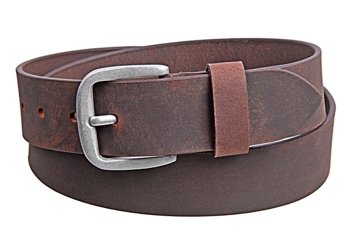detail Kožený opasek SQU HUNTER 40 mm BROUŠENÁ