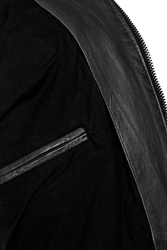 detail Pánská kožená bunda, VĚTŠÍ VELIKOST