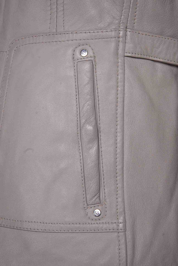 detail Kožená dámská bunda KL LINEA