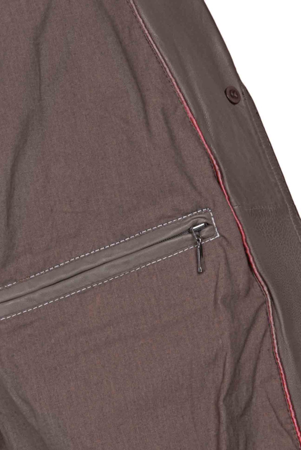detail Kožený kabátek s opaskem KL AZRA