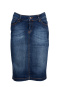 náhled jeans sukně delší
