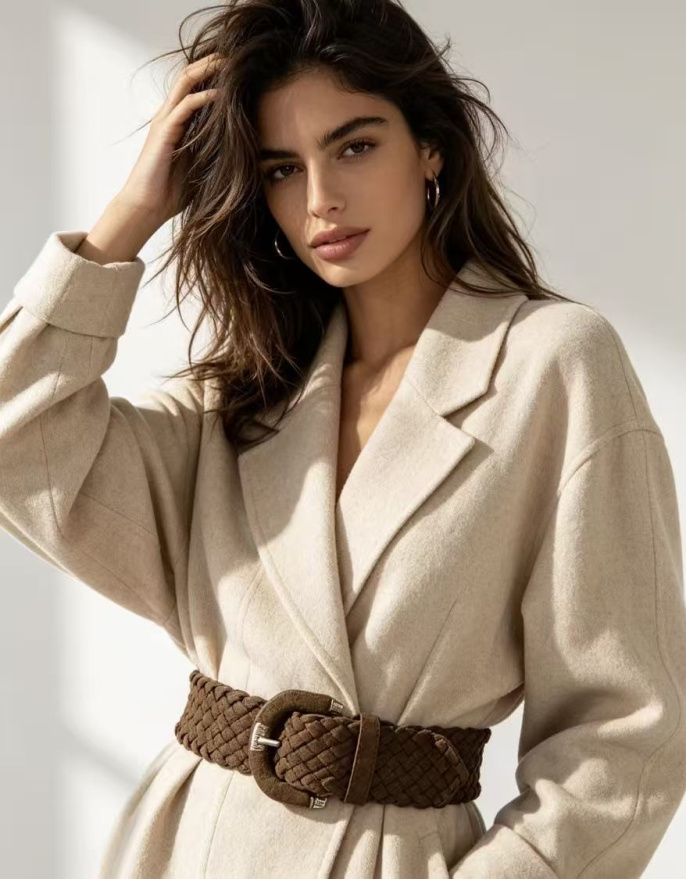 detail Dámský opasek s větší sponou