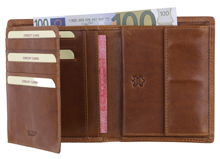 detail kožená peněženka AUTHENTIC TROPHY vys.
