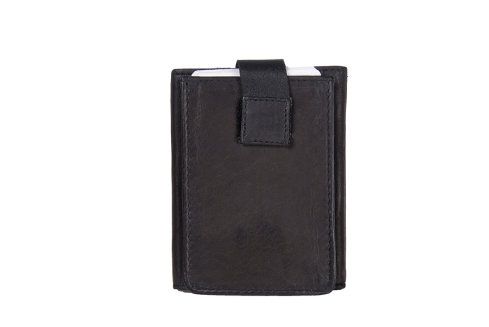 detail kožená peněženka mini