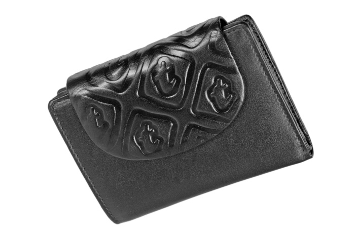 detail Kožená dámská peněženka