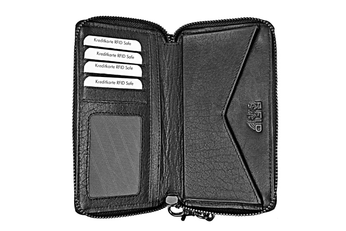detail Kožená peněženka-zip