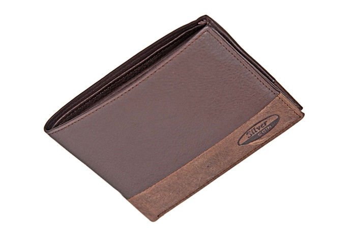 detail Kožená peněženka pánská široká