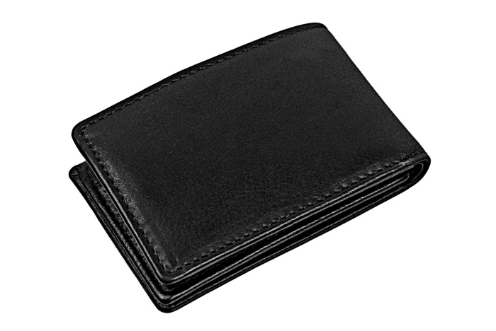 detail Kožená peněženka široká, mini