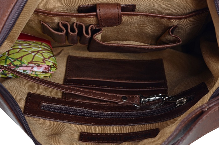 detail kožená kabelka Fundo