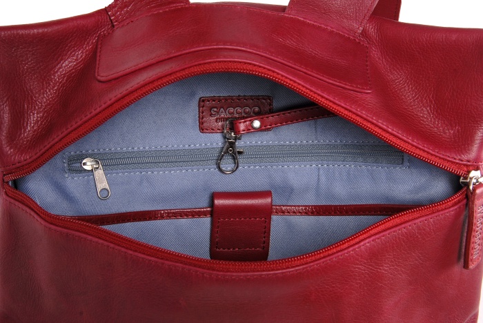 detail Kožený batoh BLANCA