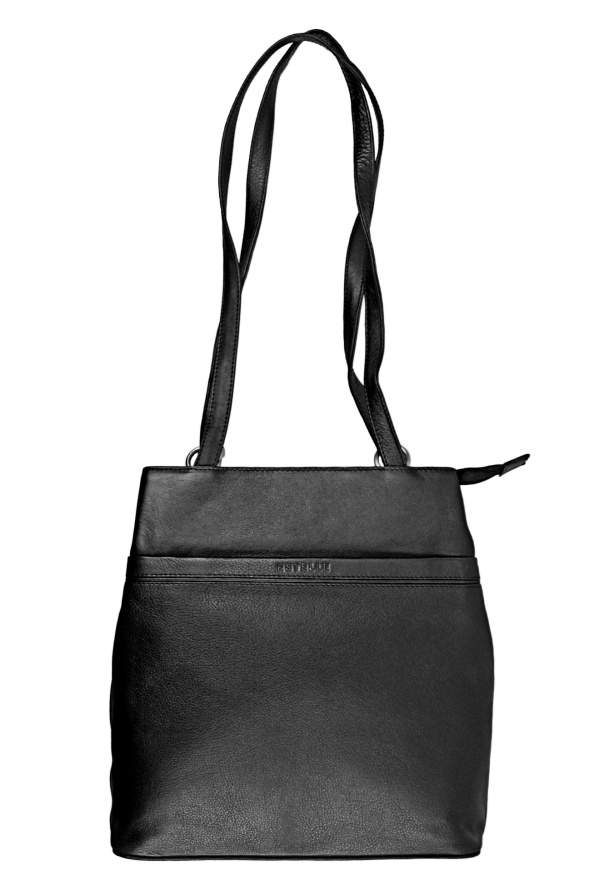detail Kožený batoh-kabelka
