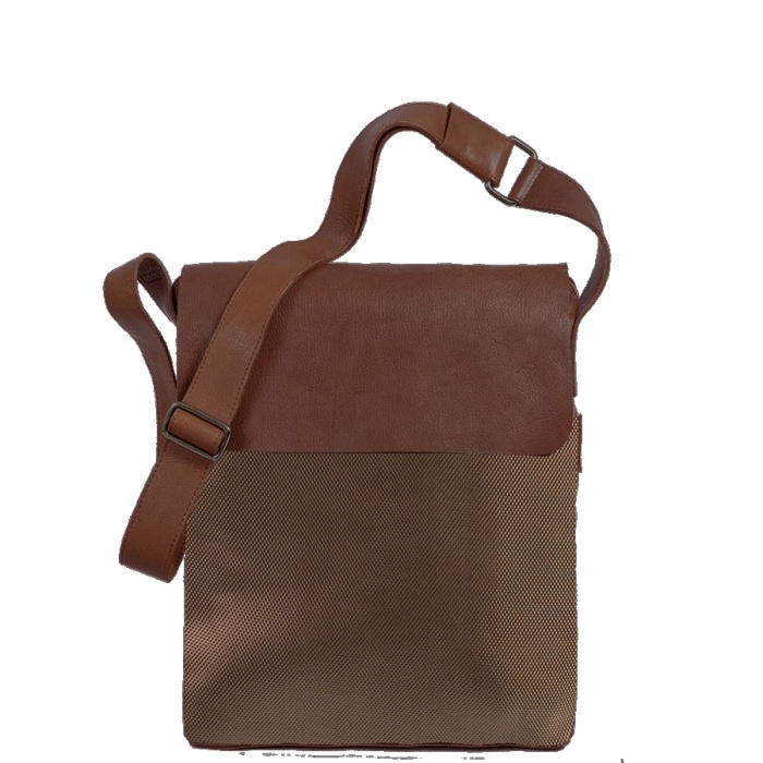 detail Textilní batoh s koženými doplňky SANTOS M C