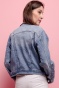 náhled Oboustranná dámská džínová bunda