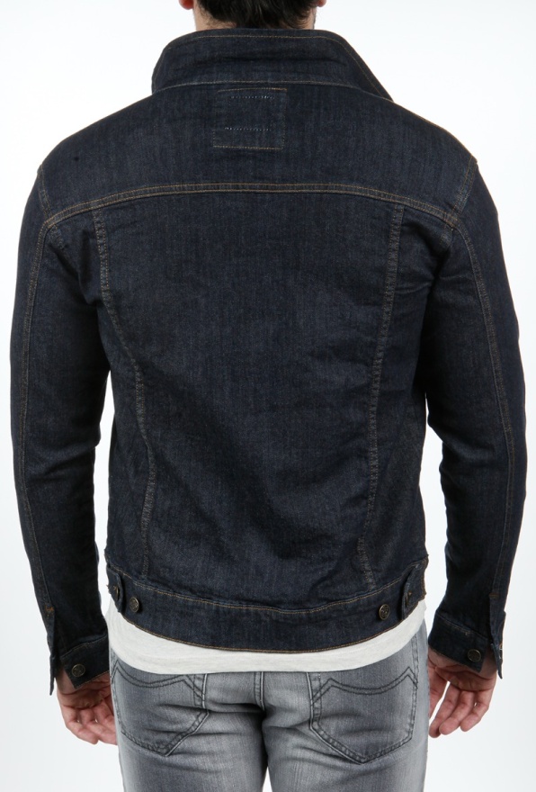 detail Pánská džínová bunda