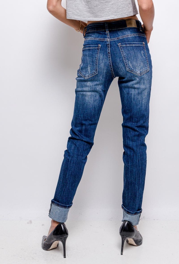 detail Dámské džíny