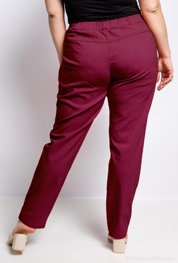 detail Letní dámské kalhoty