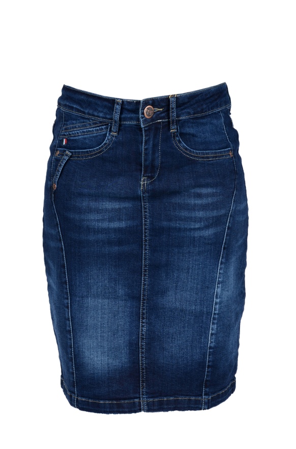 detail Papion sukně jeans